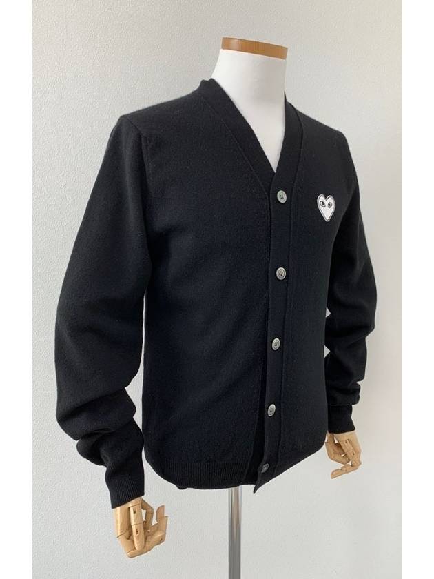 Men s Wool Cardigan White Waffen - COMME DES GARCONS - BALAAN 6