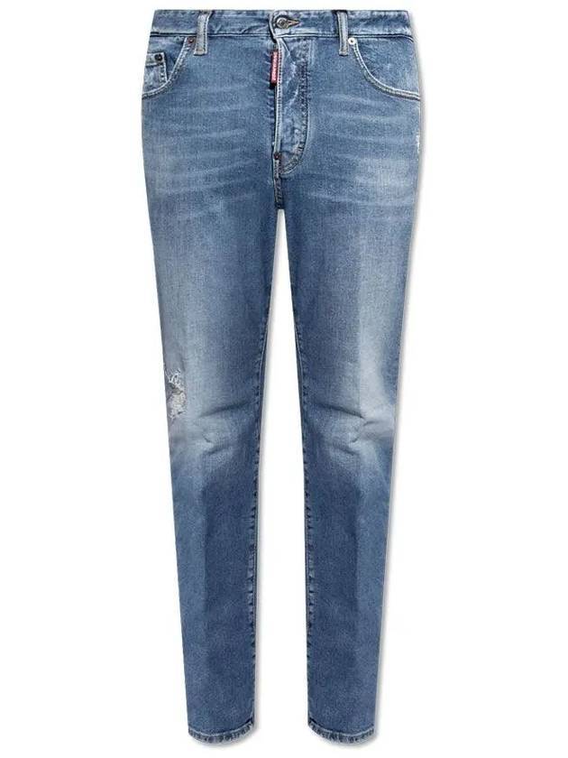 Medium Preppy Wash Cool Guy Jeans Blue - DSQUARED2 - BALAAN 1