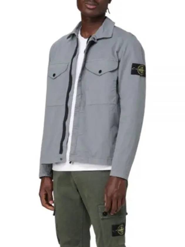 Wapen Zip-Up Jacket Grey - STONE ISLAND - BALAAN 2