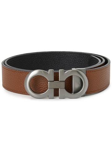 Ferragamo Gancini Men s Double sided Belt 67 5542 165 0759044 Free Cutting - SALVATORE FERRAGAMO - BALAAN 1