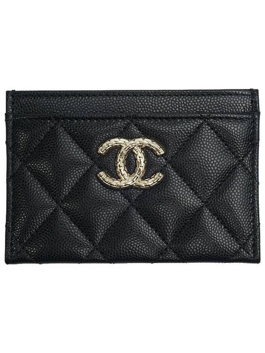 Card wallet slot CC PINS black champagne gold full set - CHANEL - BALAAN 2