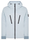 Skin Touch Nylon TC Hooded Jacket Sky Blue - STONE ISLAND - BALAAN 2