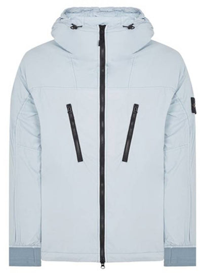 Skin Touch Nylon TC Hooded Jacket Sky Blue - STONE ISLAND - BALAAN 2