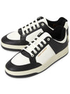 SL 61 Low Top Sneakers Black White - SAINT LAURENT - BALAAN 2