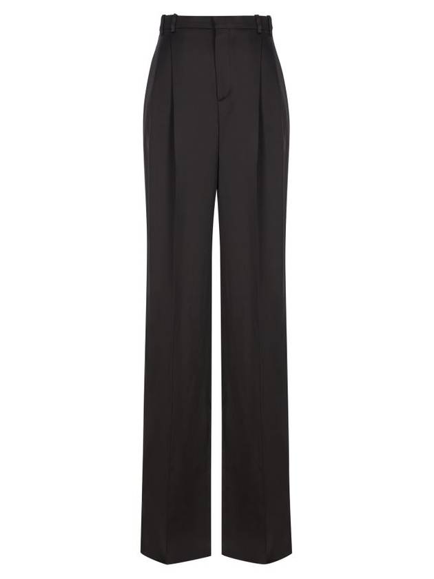 Saint Laurent  Trousers Black - SAINT LAURENT - BALAAN 1