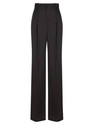 Saint Laurent  Trousers Black - SAINT LAURENT - BALAAN 1