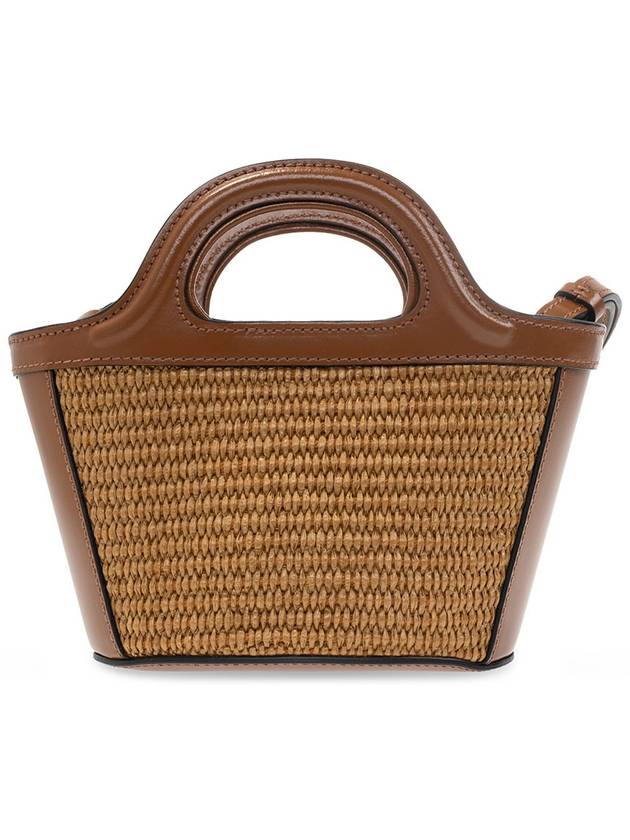 Rattan Micro Tropicalia Cross Bag Brown - MARNI - BALAAN 4