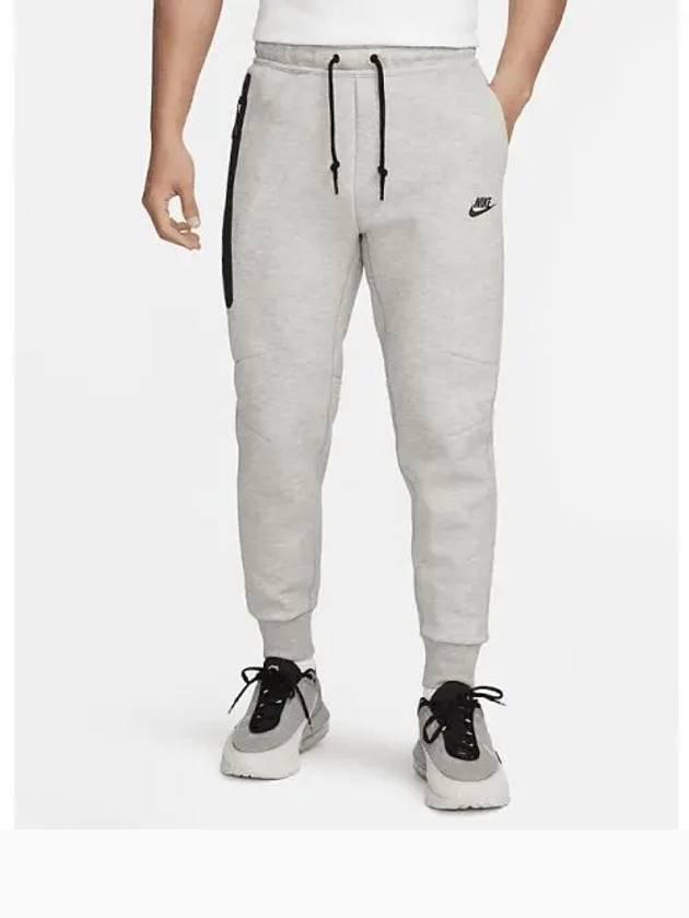 Sportswear Tech Fleece Men s Slim Fit Jogger Dark Gray Heather Black FB8003 063 743838 - NIKE - BALAAN 1