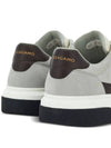 Gancini Outline Low-Top Sneakers Grey - SALVATORE FERRAGAMO - BALAAN 4