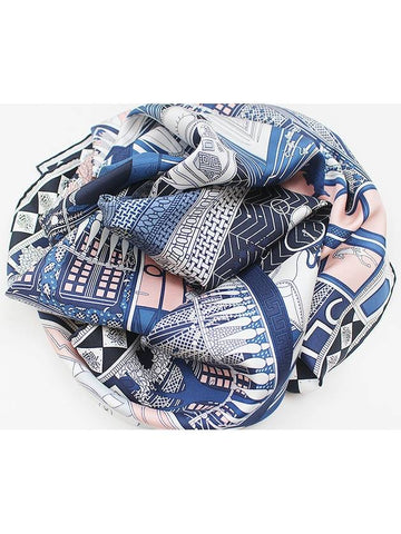 Object de Curiosity Marine Carr 90 Scarf - HERMES - BALAAN 1