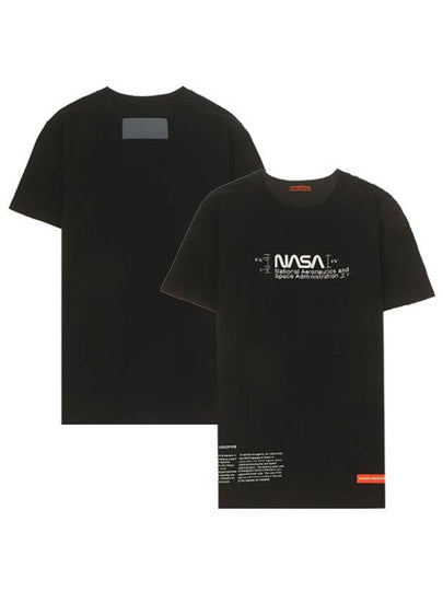 Nasa Manual Regular Fit Short Sleeve T-Shirt Black - HERON PRESTON - BALAAN 2