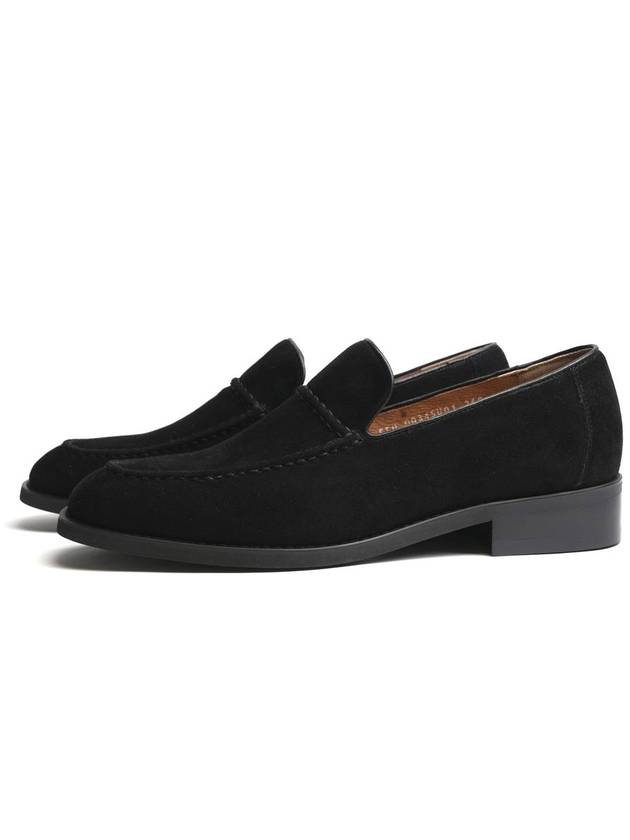 Allen Suede Stitch Loafer SBK - FLAP'F - BALAAN 3