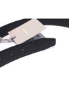 Silver Hardware T Logo Reversible Leather Belt Brown - TOM FORD - BALAAN 7