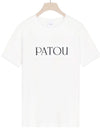 Logo Cotton Short Sleeve T-Shirt White - PATOU - BALAAN 2