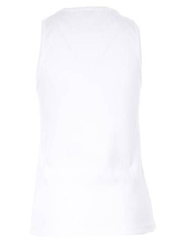 Slim Fit Stretch Cotton Sleeveless White - BOTTEGA VENETA - BALAAN 3