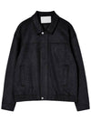 Vintage suede blouson jacket black - THE GREEN LAB - BALAAN 7