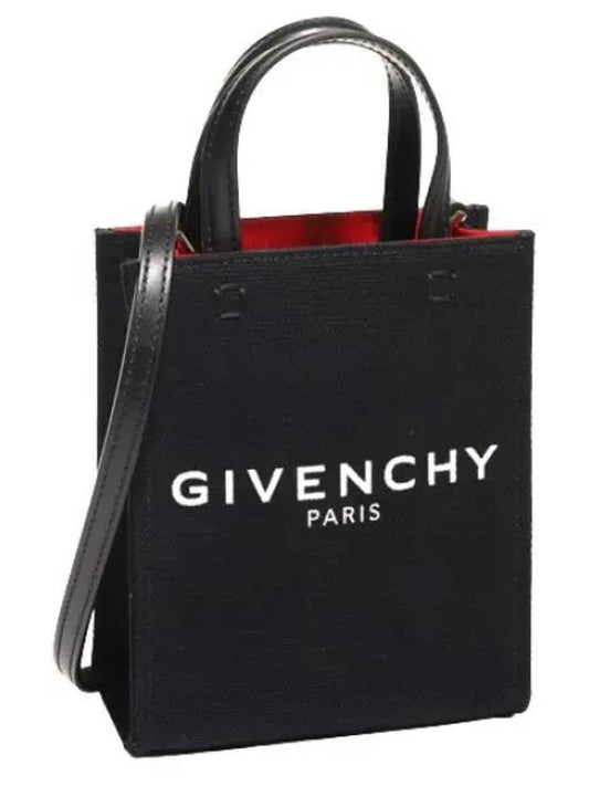 Canvas Vertical Mini Tote Bag Women Crossbody - GIVENCHY - BALAAN 1