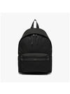 City Leather Trim Backpack Black - SAINT LAURENT - BALAAN 3