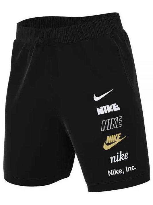 Club Fleece French Terry Shorts Black - NIKE - BALAAN 2