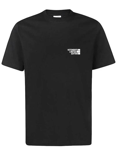 Logo Short Sleeve T-Shirt Black - VETEMENTS - BALAAN 2