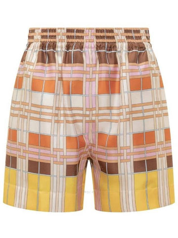 Burberry All-Over Printed Elasticated-Waist Shorts, Brand Size 6 (US Size 4) - BURBERRY - BALAAN 1