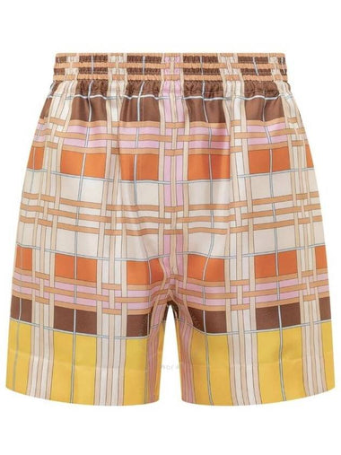 Burberry All-Over Printed Elasticated-Waist Shorts, Brand Size 6 (US Size 4) - BURBERRY - BALAAN 1