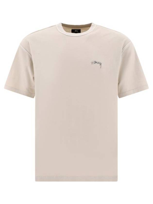 Lazy Short Sleeve T Shirt Bone - STUSSY - BALAAN 2