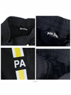 Logo Track Pants Black - PALM ANGELS - BALAAN 10