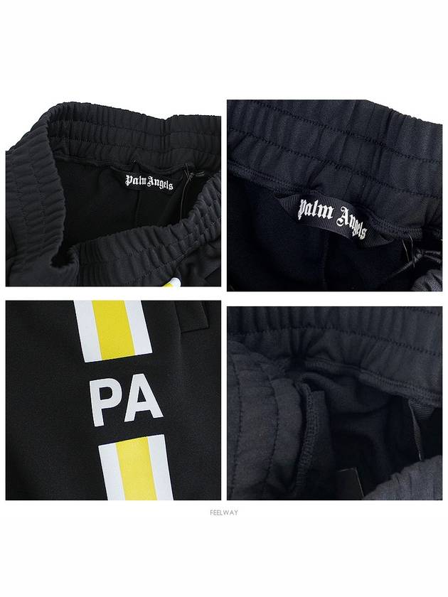 Logo Track Pants Black - PALM ANGELS - BALAAN 9