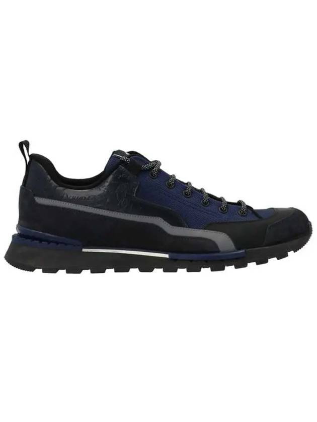 Fast Track Scritto low-top sneakers navy black - BERLUTI - BALAAN.