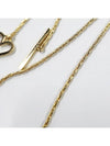 Heart Logo Chain Metal Necklace Gold - AMI - BALAAN 7