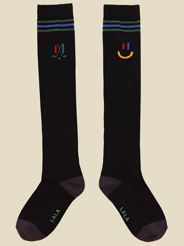 LaLa Knee Socks Black - LALA SMILE - BALAAN 7