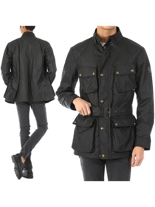 Trialmaster Waxed Cotton Jacket Black - BELSTAFF - BALAAN 2