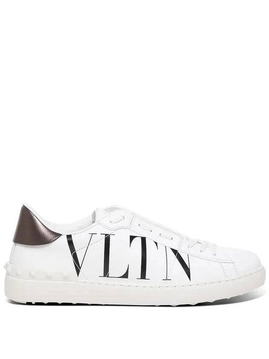 Hidden Open Logo Low Top Sneakers White - VALENTINO - BALAAN 1