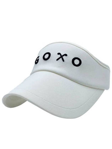 Logo Lovely Fit Visor White - GOXO - BALAAN 1