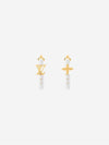 My LV Pearl Earrings Gold White - LOUIS VUITTON - BALAAN 1