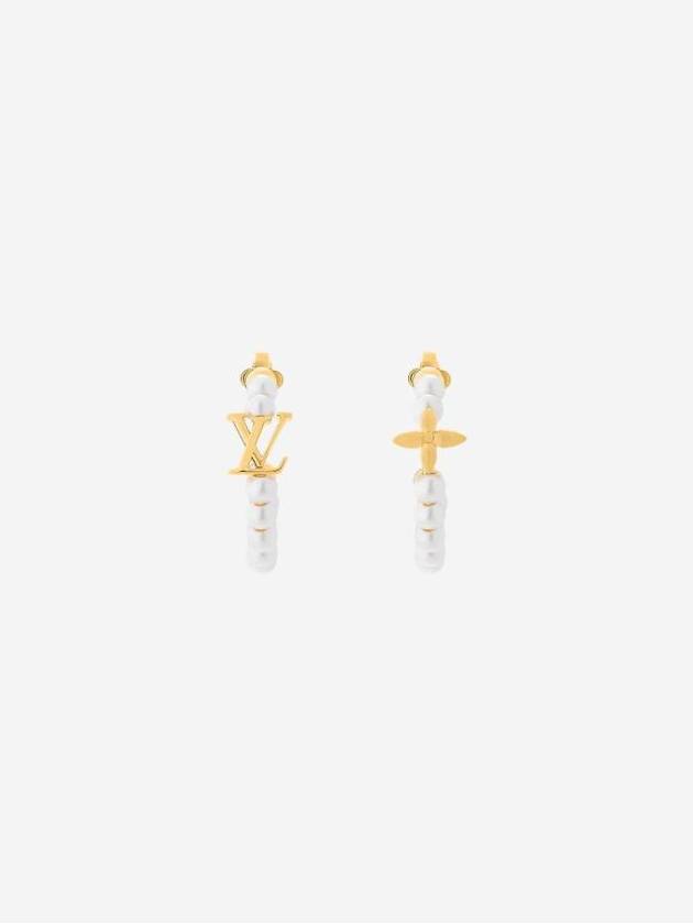 My LV Pearl Earrings Gold White - LOUIS VUITTON - BALAAN 1