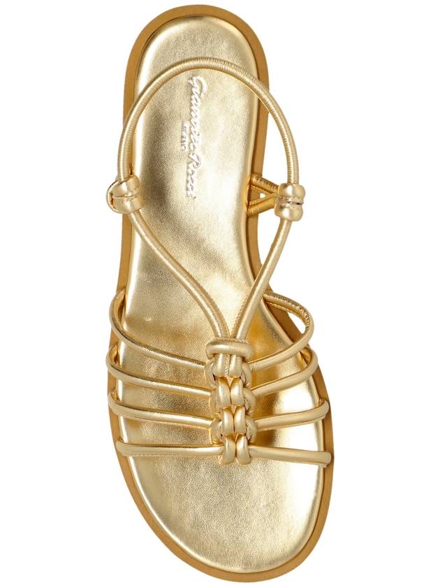 Gianvito Rossi Sandals Hebe, Women's, Gold - GIANVITO ROSSI - BALAAN 6