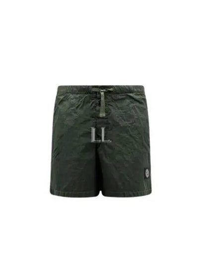 Swimming Nylon Trunk Shorts Dark Green - STONE ISLAND - BALAAN 2