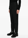 Tailored Virgin Wool Straight Pants Black - AMI - BALAAN 4