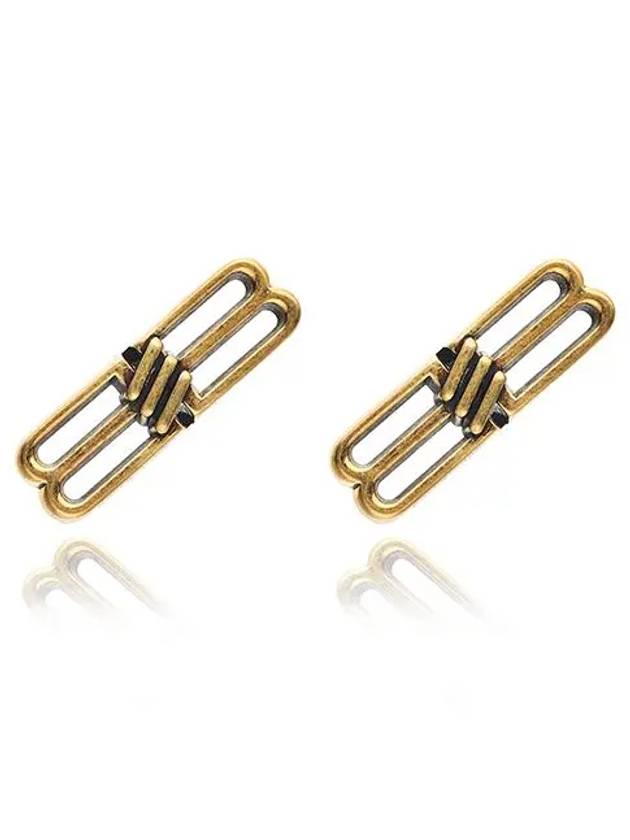 Women's BB Icon Earrings Gold - BALENCIAGA - BALAAN 3