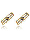 Women's BB Icon Earrings Gold - BALENCIAGA - BALAAN 3