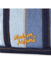 Fox Head Denim Tote Bag Blue - MAISON KITSUNE - BALAAN 9