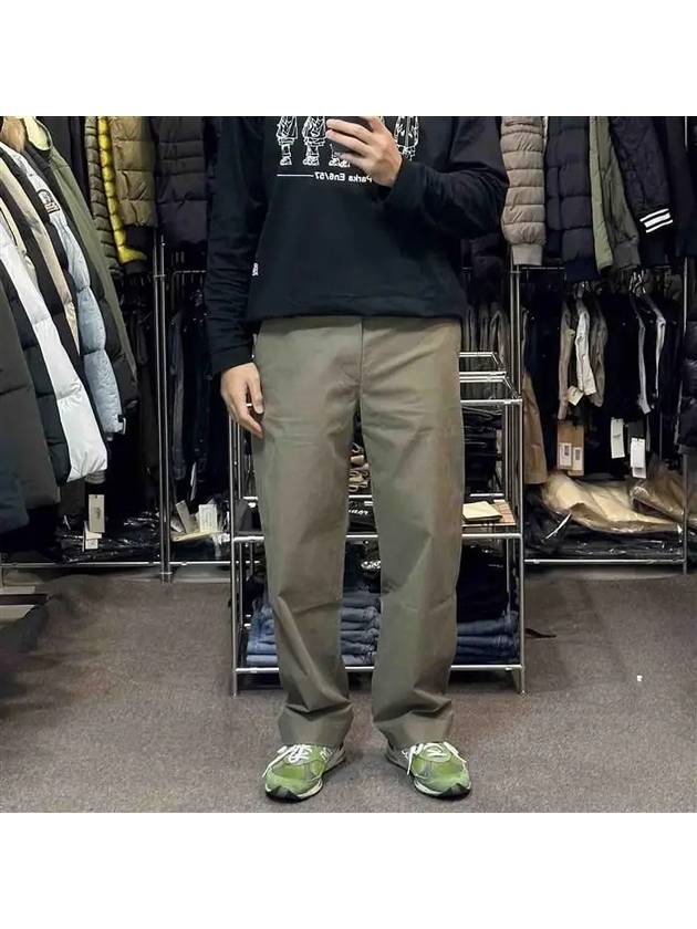 straight fit pants khaki - TEN C - BALAAN 5