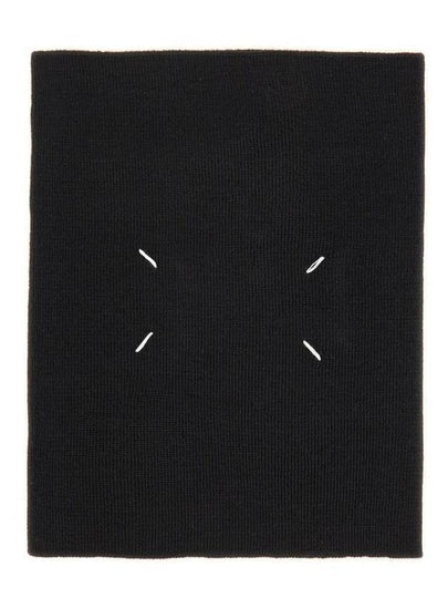 Stitch Knit Scarf Black - MAISON MARGIELA - BALAAN 2