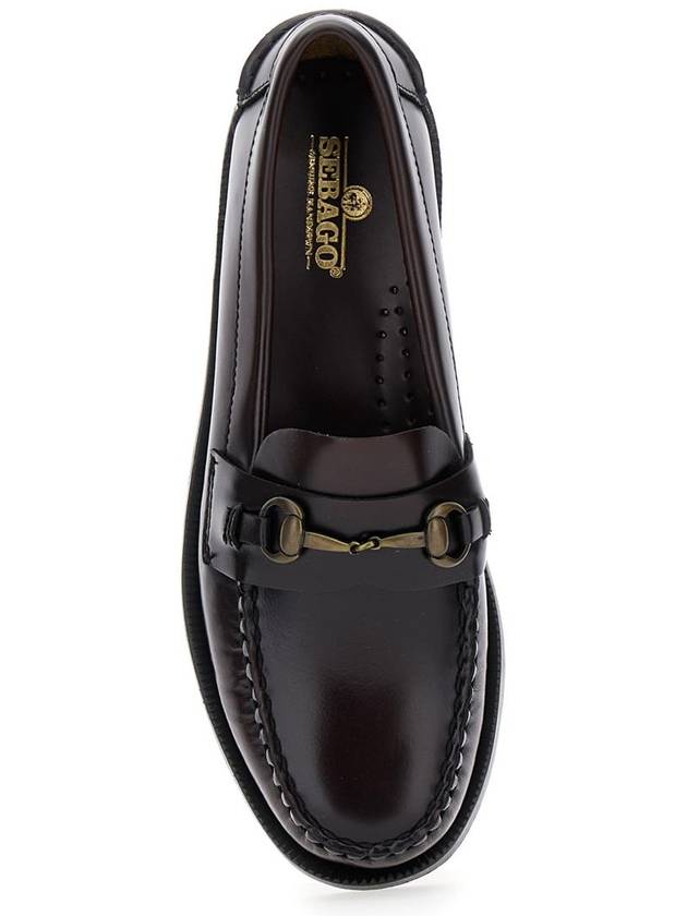 'Joe' Bordeaux Pull-On Loafers With Horsebit Detail In Leather Woman - SEBAGO - BALAAN 4