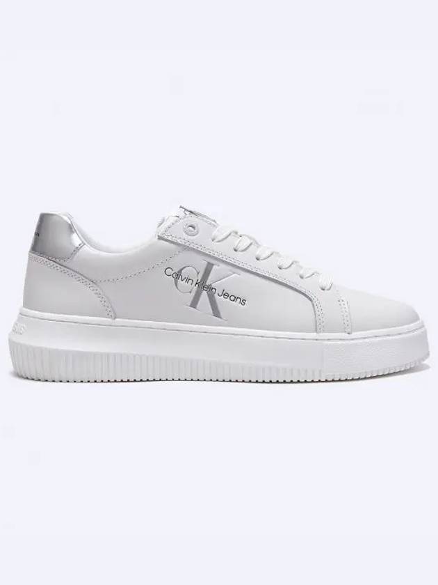 Jeans Malmo Low Top Sneakers Silver White - CALVIN KLEIN - BALAAN 2