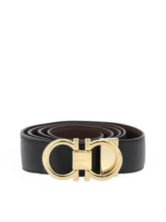 764164 679938 Gancini reversible belt - SALVATORE FERRAGAMO - BALAAN 2