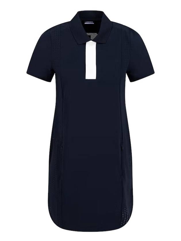 Women's Dennis Short Dress Navy - J.LINDEBERG - BALAAN 3