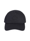 Embroidered Logo Ball Cap Black - CP COMPANY - BALAAN 1